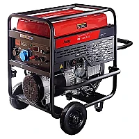 Бензиновый генератор FUBAG BS 11000 A ES в тихом зимнем кожухе 1600 RAL 7035